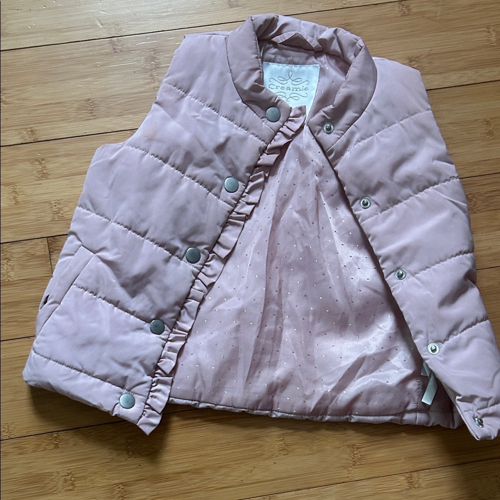 Kids Pink Puffer Vest